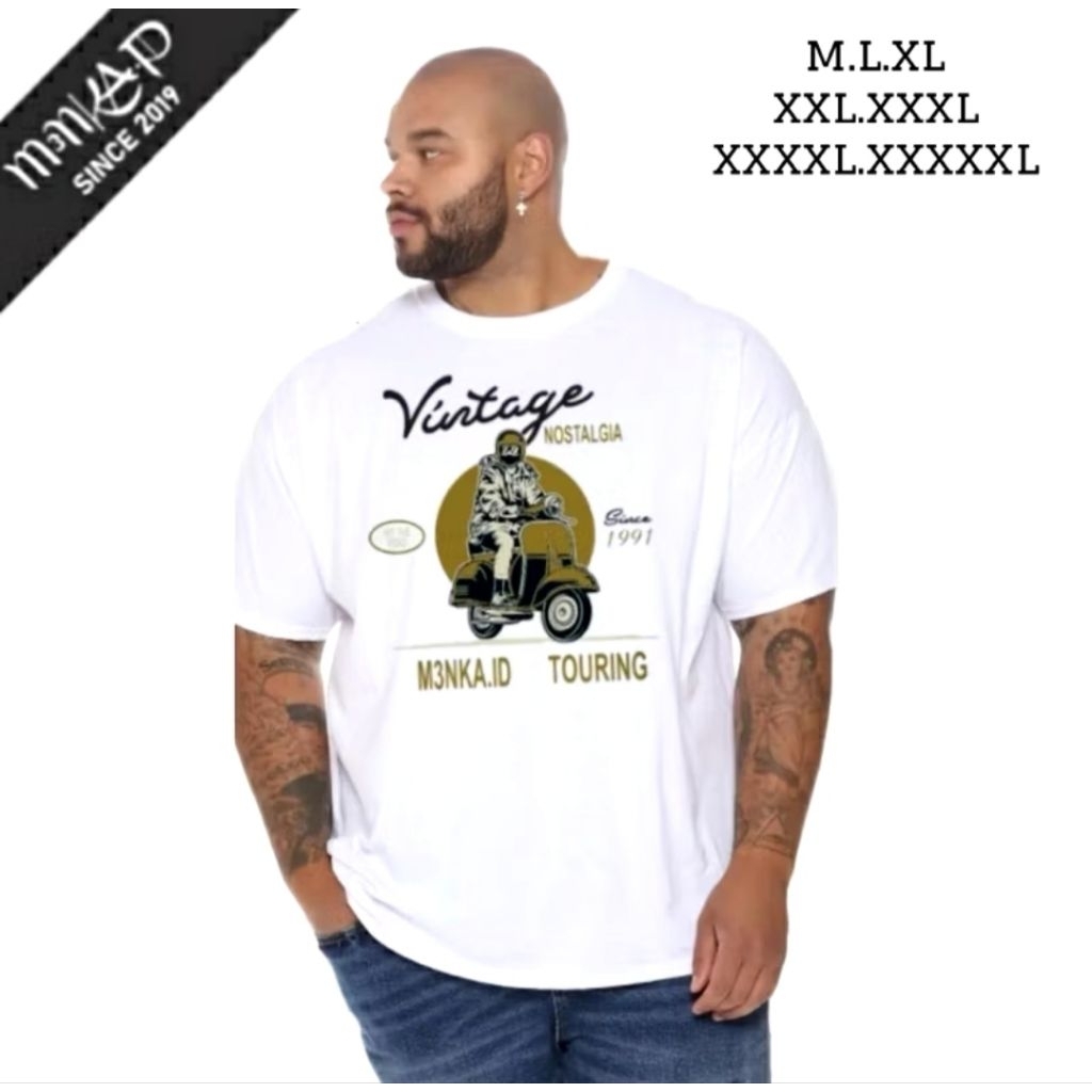 KAOS ANAK MOTOR VESPA WARNA HITAM DAN PUTIH|KAOS VINTAGE NOSTALGIA TERBARU PREMIUM M3NKA.ID|KAOS WAR