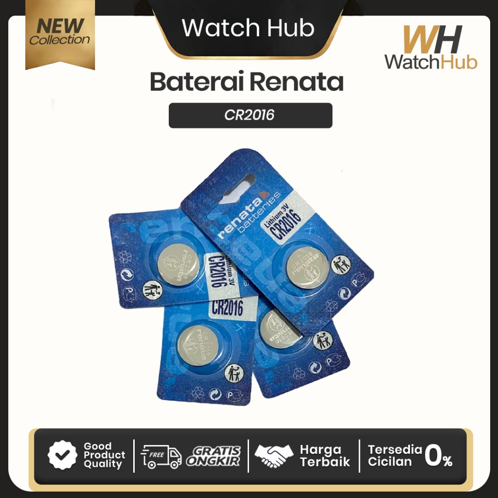 Baterai Renata CR2016 Original Lithium Battery 3V - CR 2016 Batre RENATA CR2016 CR 2016