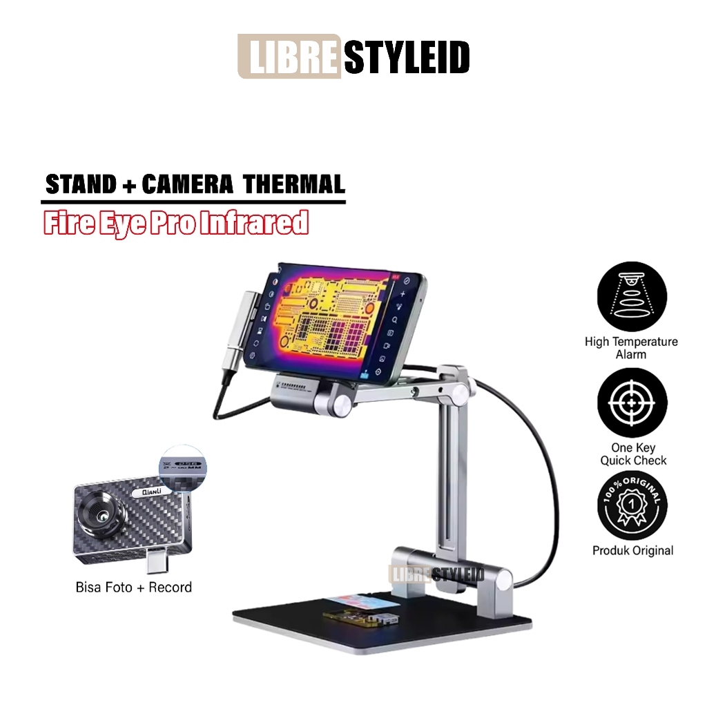 QIANLI Fire Eye Pro Infrared Thermal Camera Foldable Holder Version - Kamera Thermal Infrared - Alat