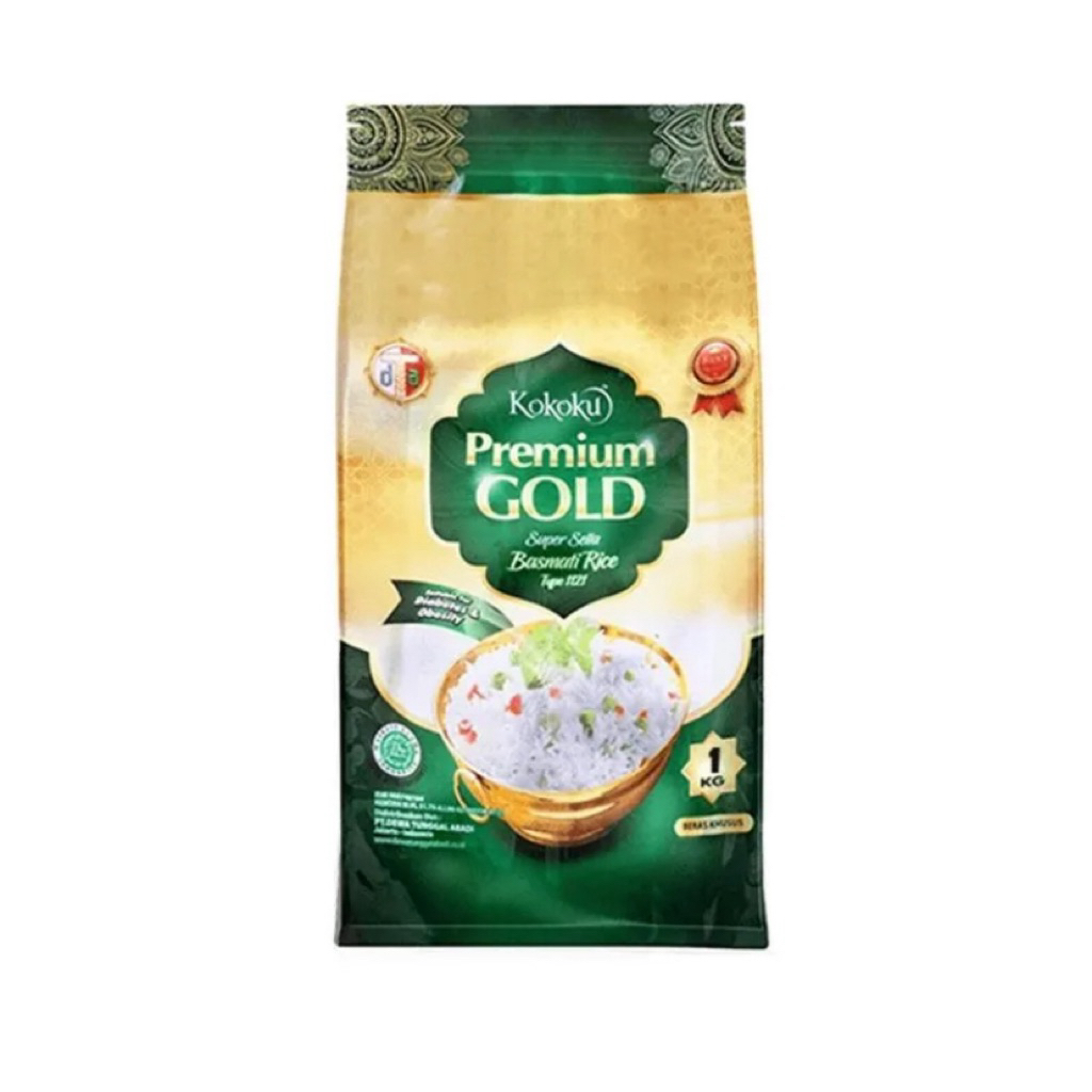 Kokoku Beras Basmati Premium Gold 1kg