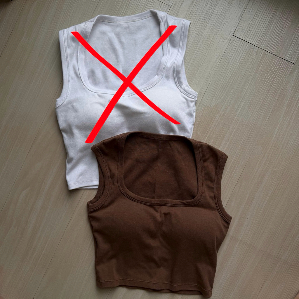 Preloved Crop Tank Top Bra / Tank Top dengan Bra