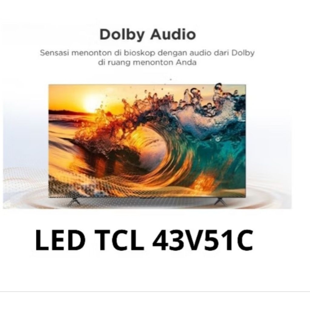 LED TCL 43V51C GEOGLE TV