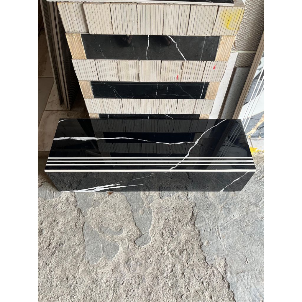 keramik/granit anak tangga 30×80 30×90 30×100 step nosing custom ukuran
