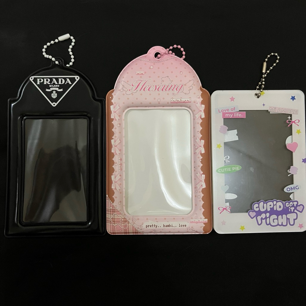 [dapat 3] card holder cahol prada akrilik