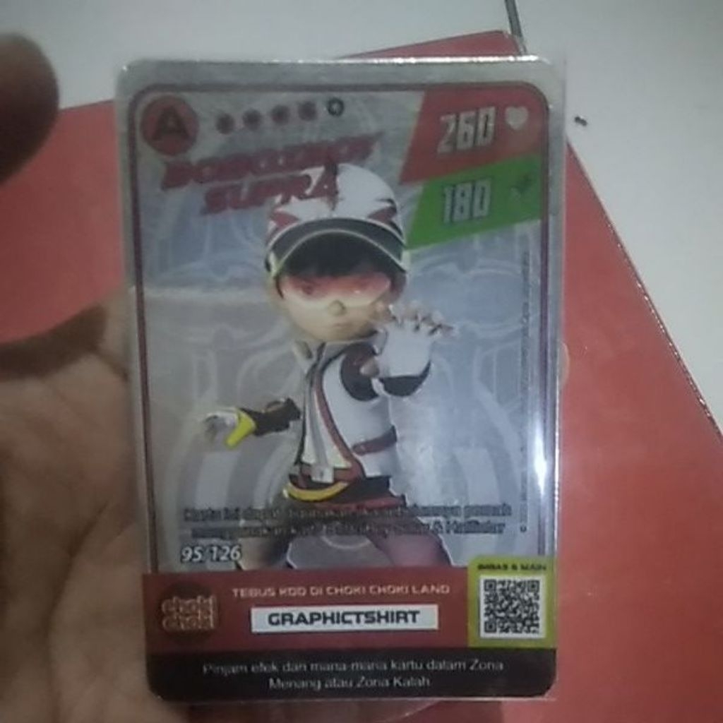 kartu boboiboy monsta galaxy card boboiboy supra season 1 95/126