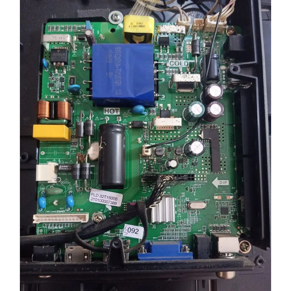 mainboard, mesin tv LED Polytron 32in