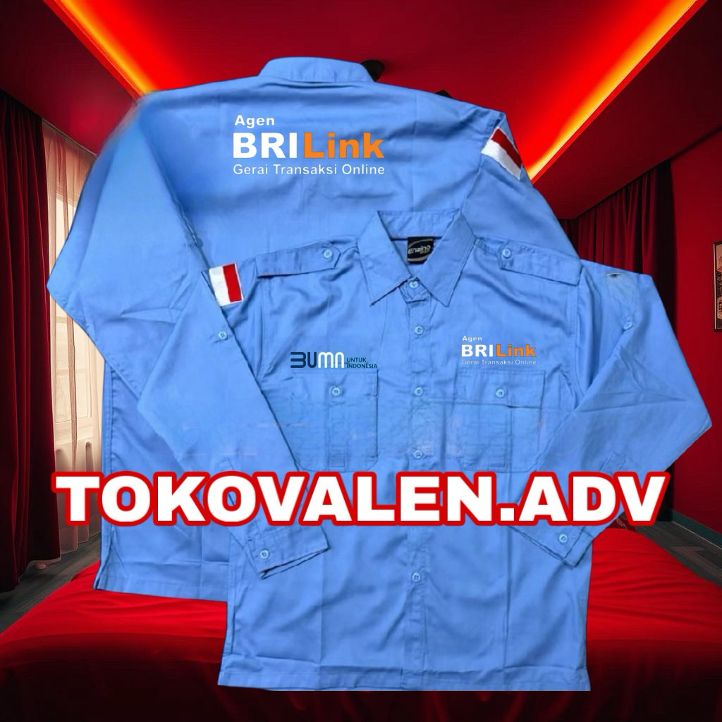 Kemeja Agen Brilink baju Agen Brilink Seragam Brilink