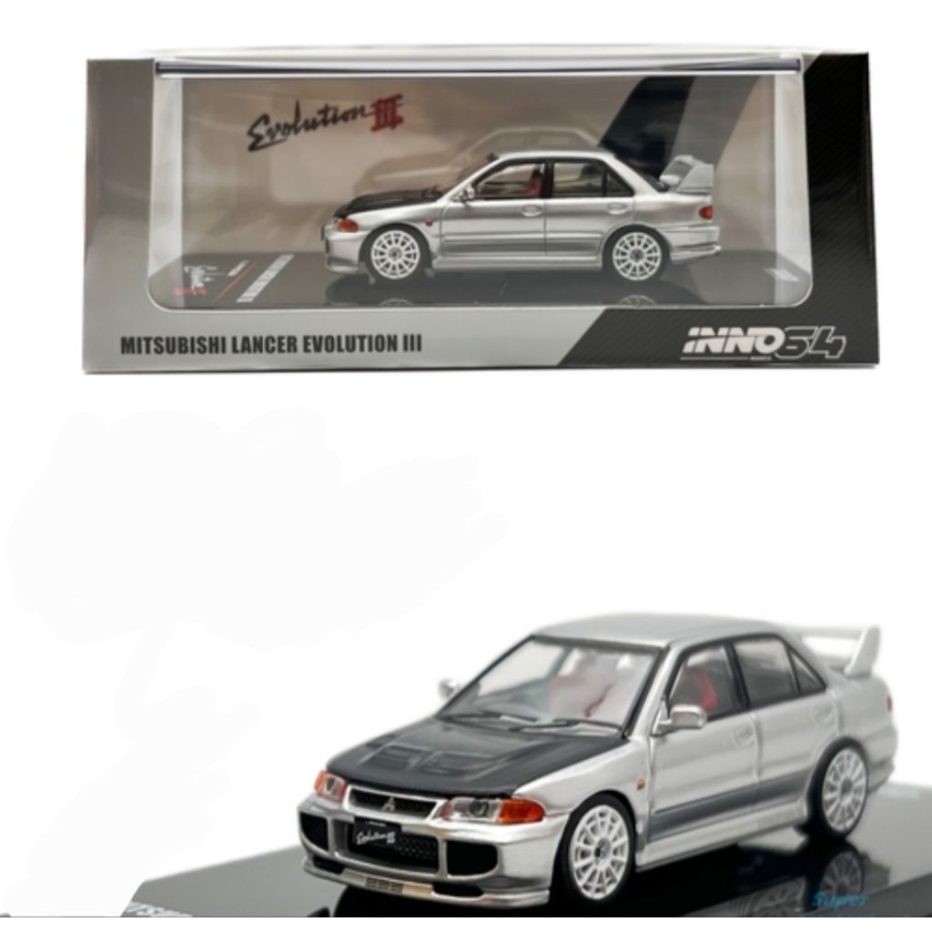 INNO64 Mitsubishi Lancer Evolution III (Silver)