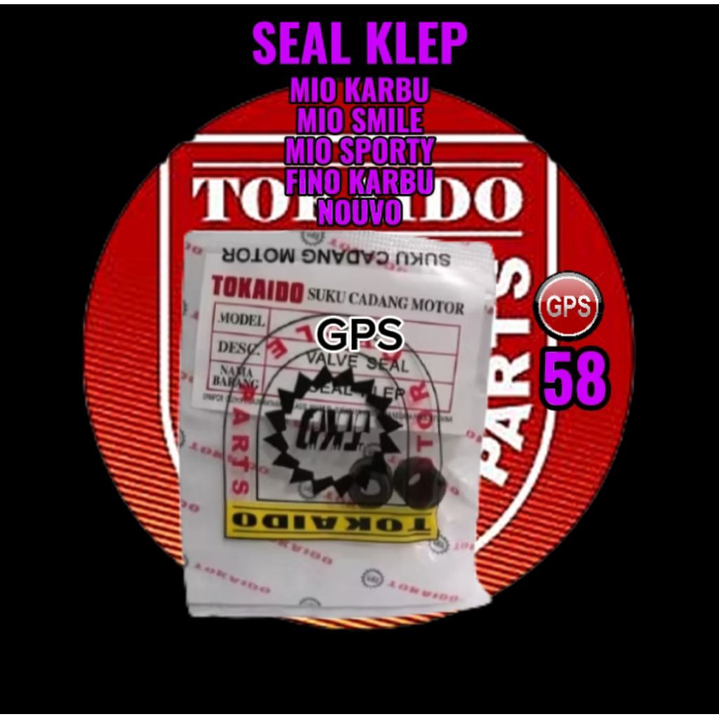 Seal Klep Mio Karbu, Mio Sporty, Mio Smile, Fino Karbu, Nouvo (MIO) Original Tokaido