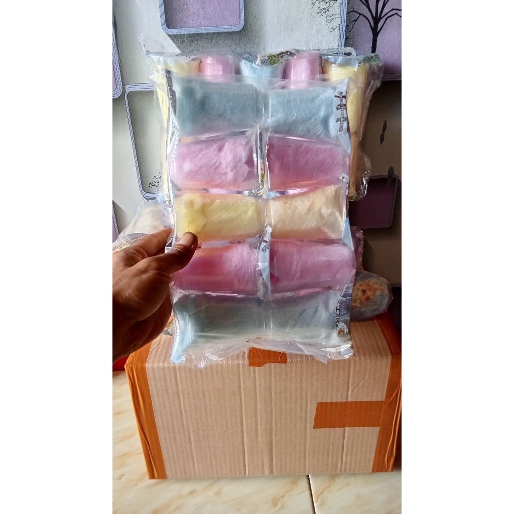 Gulali atau arumanis/rambut nenek cup isi 10