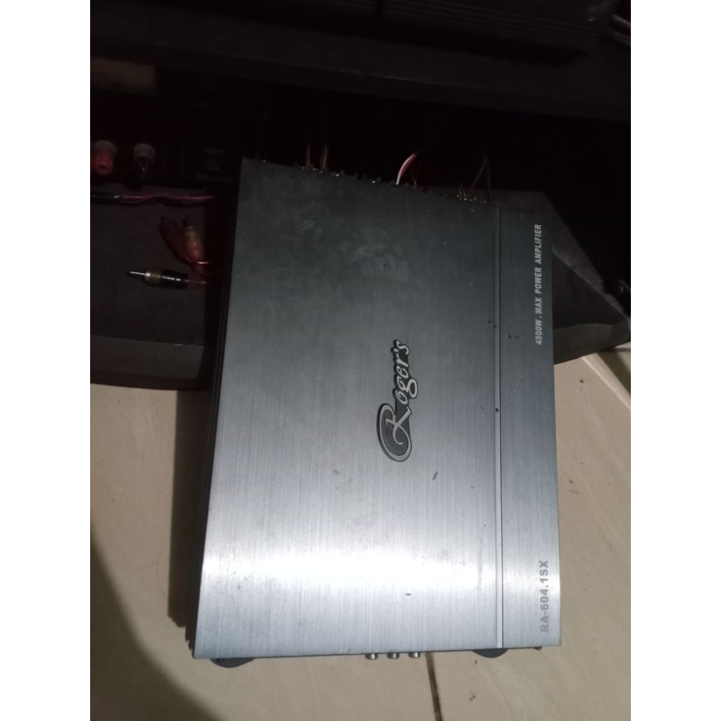 power ROGERS 4 channel RA-604.1SX kondisi second