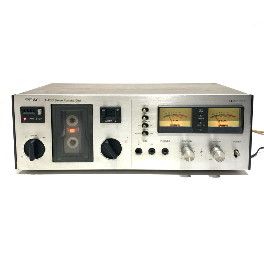 TEAC A-400 Stereo Cassette Deck / Tape Deck Pemutar Kaset Pita Vintage TEAC A-400 (JAPAN 1975)