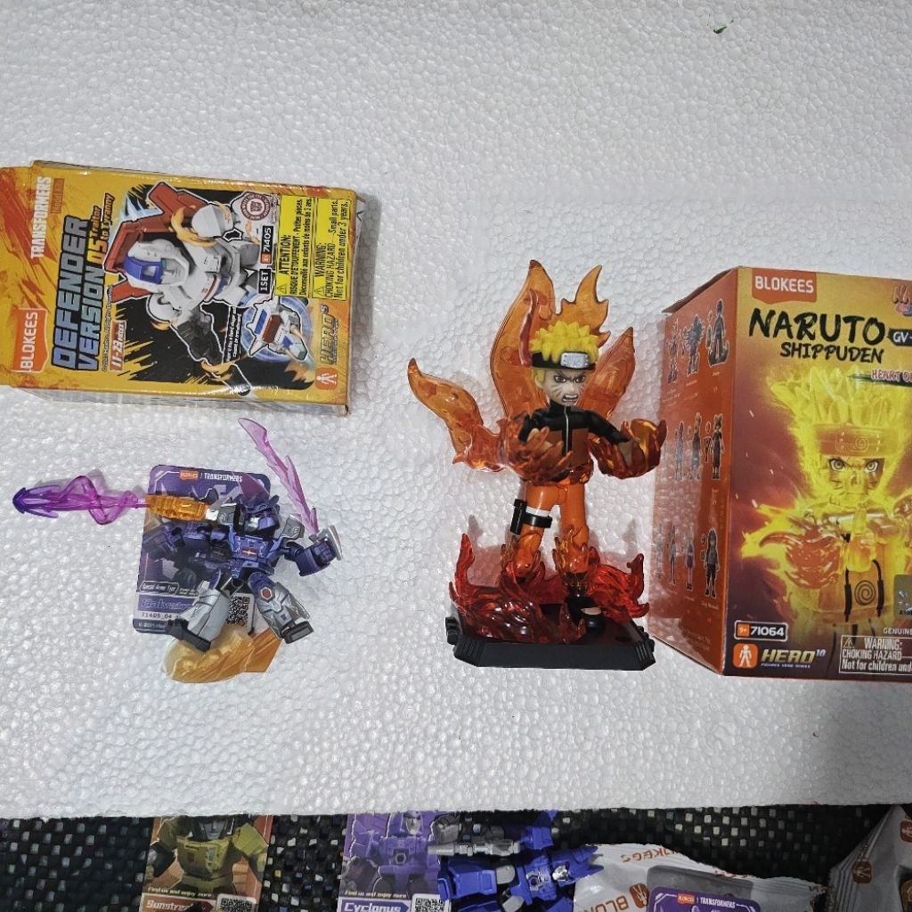 super secret galvatron naruto blokees mini figure transformers