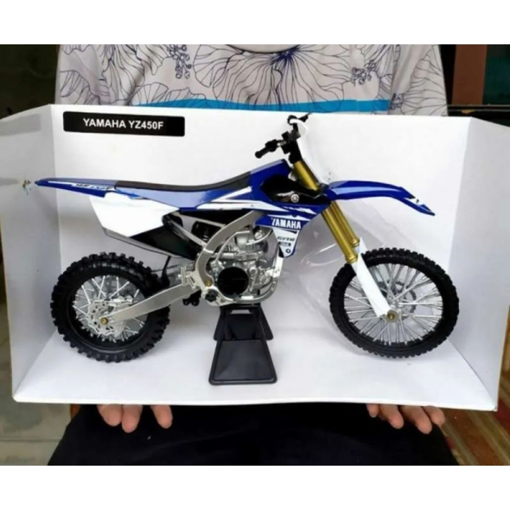 diecast miniatur motor trail Yamaha yz 450 limited edition