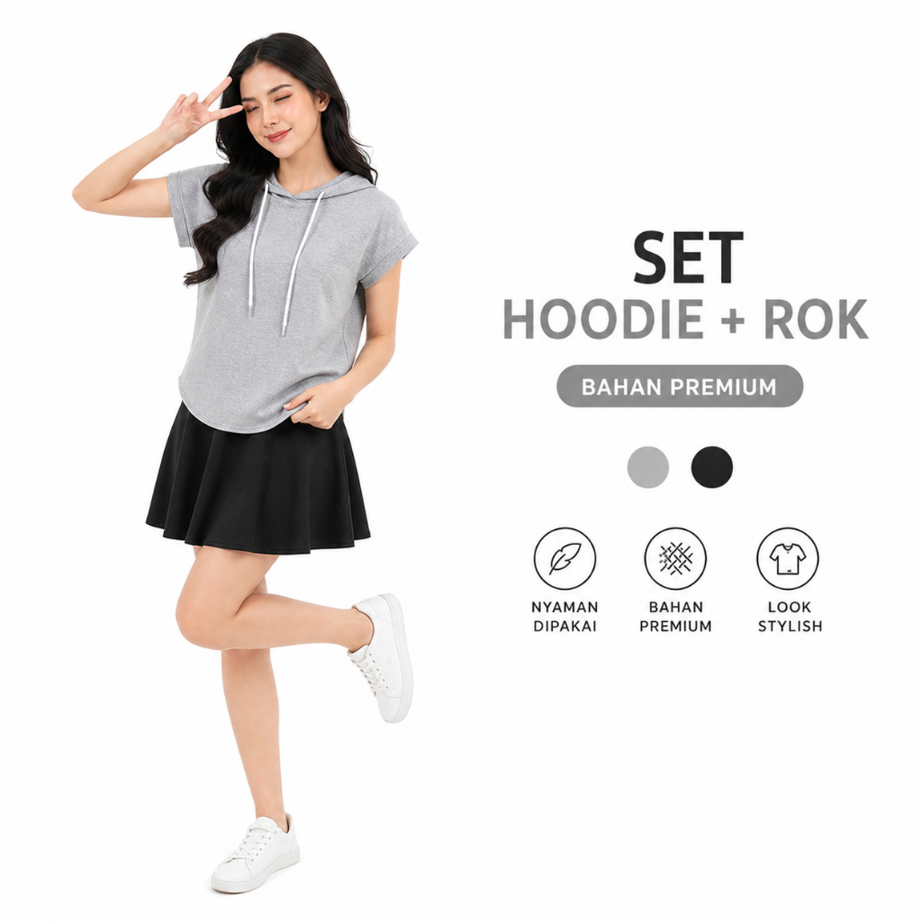 Set Pakaian Olahraga Wanita,Baju dan rok Olahraga Wanita,One set Olahraga Wanita