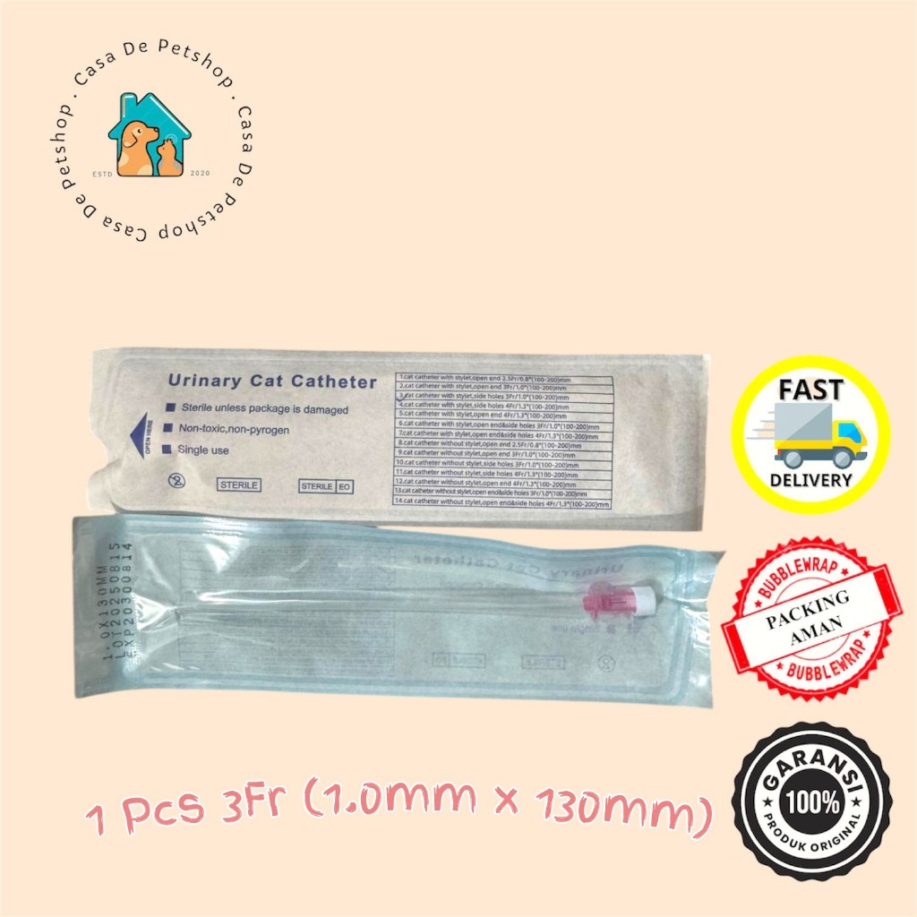 Cat Catheter Kateter Kucing With Stylet - 1 Pcs