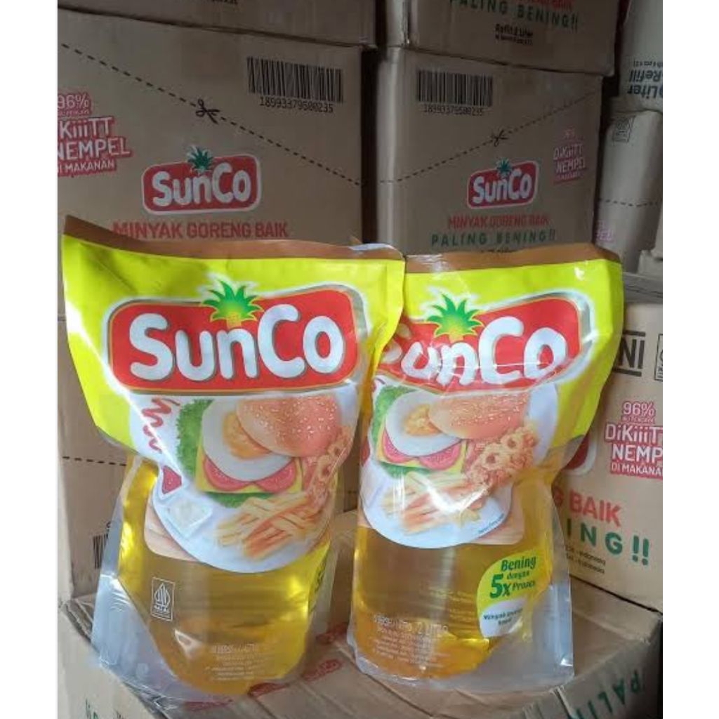 Minyak Goreng Sunco 1 Dus 2 Liter Isi 6 Pouch