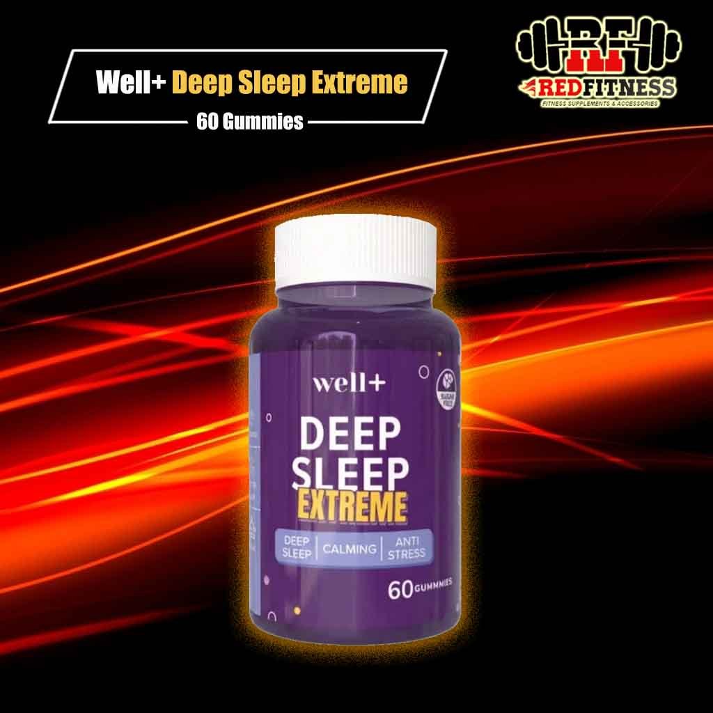 Well+ DEEP SLEEP EXTREME 60 Gummies / Suplemen Anti Stress Tidur Lelap Relaks Natural Ashwagandha Ma