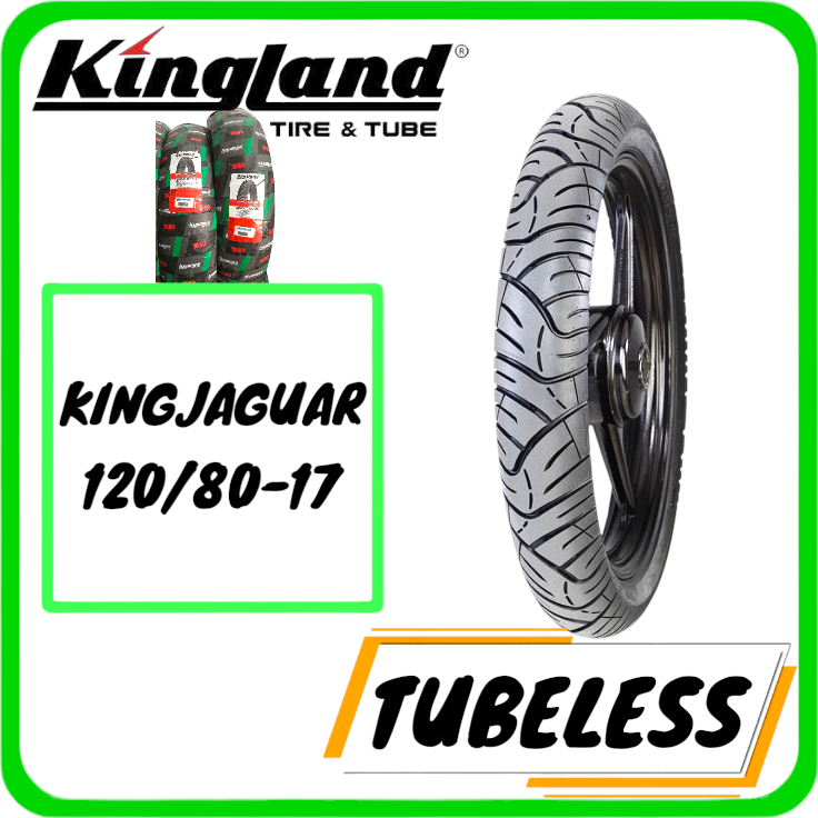 BAN TUBELESS KINGLAND KING JAGUAR 120/80-17