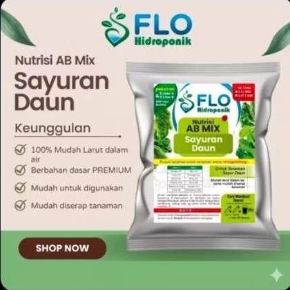 Nutrisi Hidroponik AB Mix Sayuran Daun 5 Liter - Kualitas Terbaik untuk Pertumbuhan Optimal