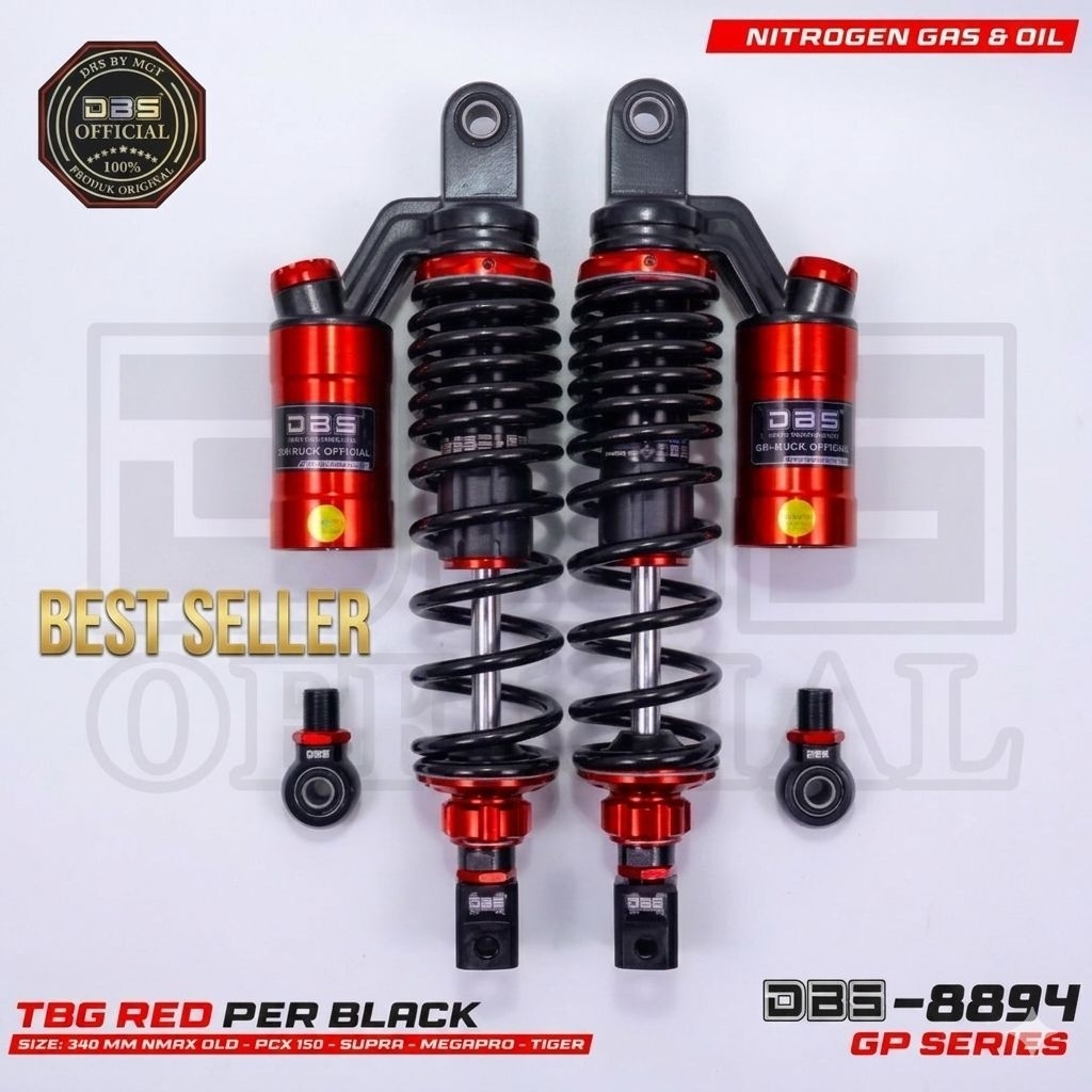 SHOCBREKER TABUNG DBS 8894 BEBEK SHOCK JUPITER REVO SUPRA SMASH BLADE FIZR VEGA RX KING UKURAN 280MM