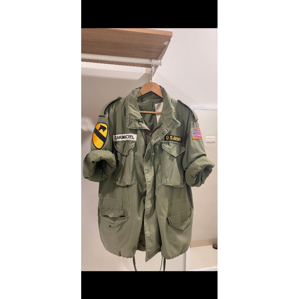 vintage m65 field jacket us army original by alpha industries