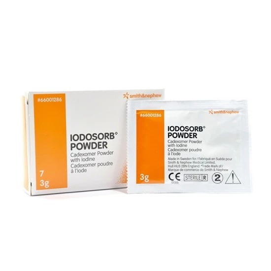 [BISA COD] Iodosorb powder 3gr serbuk iodine iodin serbuk iodosorb