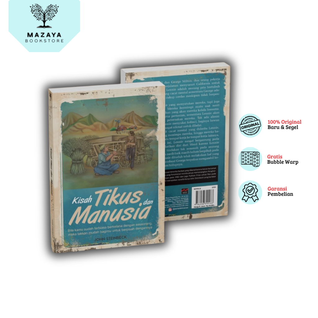 Buku Kisah Tikus dan Manusia - John Steinbeck - (Penerbit Narasi)