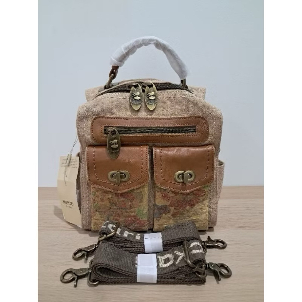 Tas Ransel Mojito 3 in 1 - Tas Gendong Kanvas Fashion Wanita