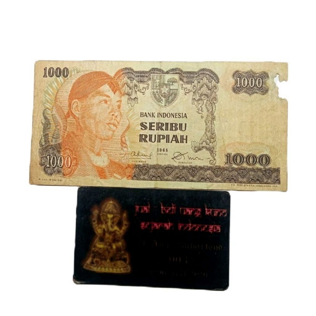 UANG 1000 RUPIAH 1968 SERI SUDIRMAN