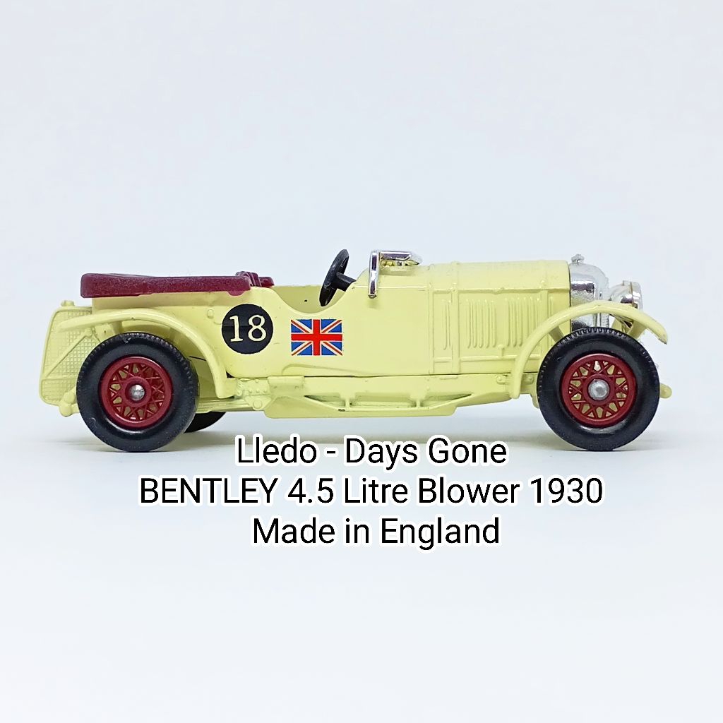 Lledo - Days Gone BENTLEY 4.5 Litre Blower 1930 Made in England Rare