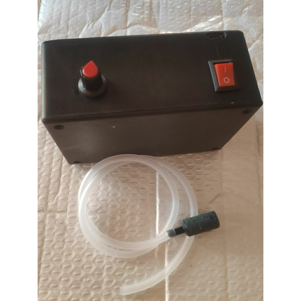 OXY FORCE Aerator Portable Pompa Oksigen Ikan Baterai Cas Super