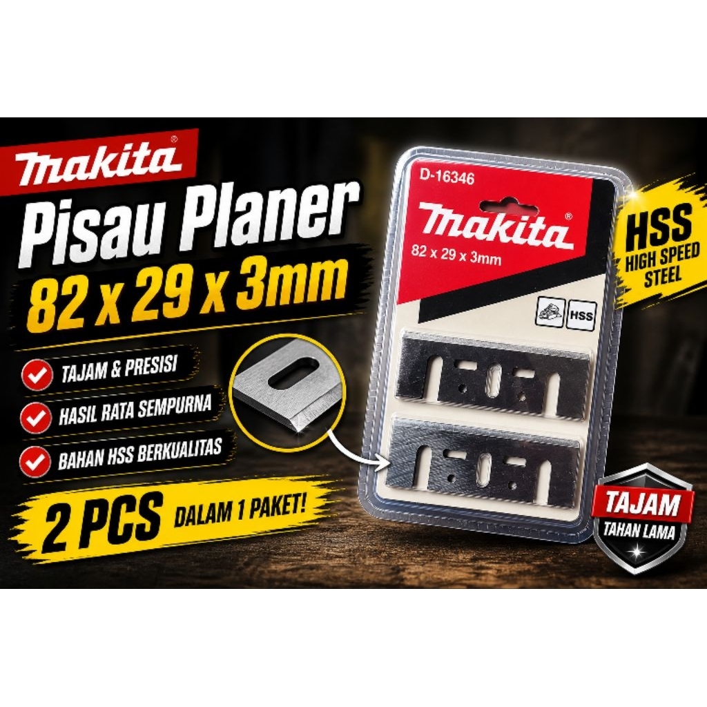 Makita TCT HSS mata pisau serut makita