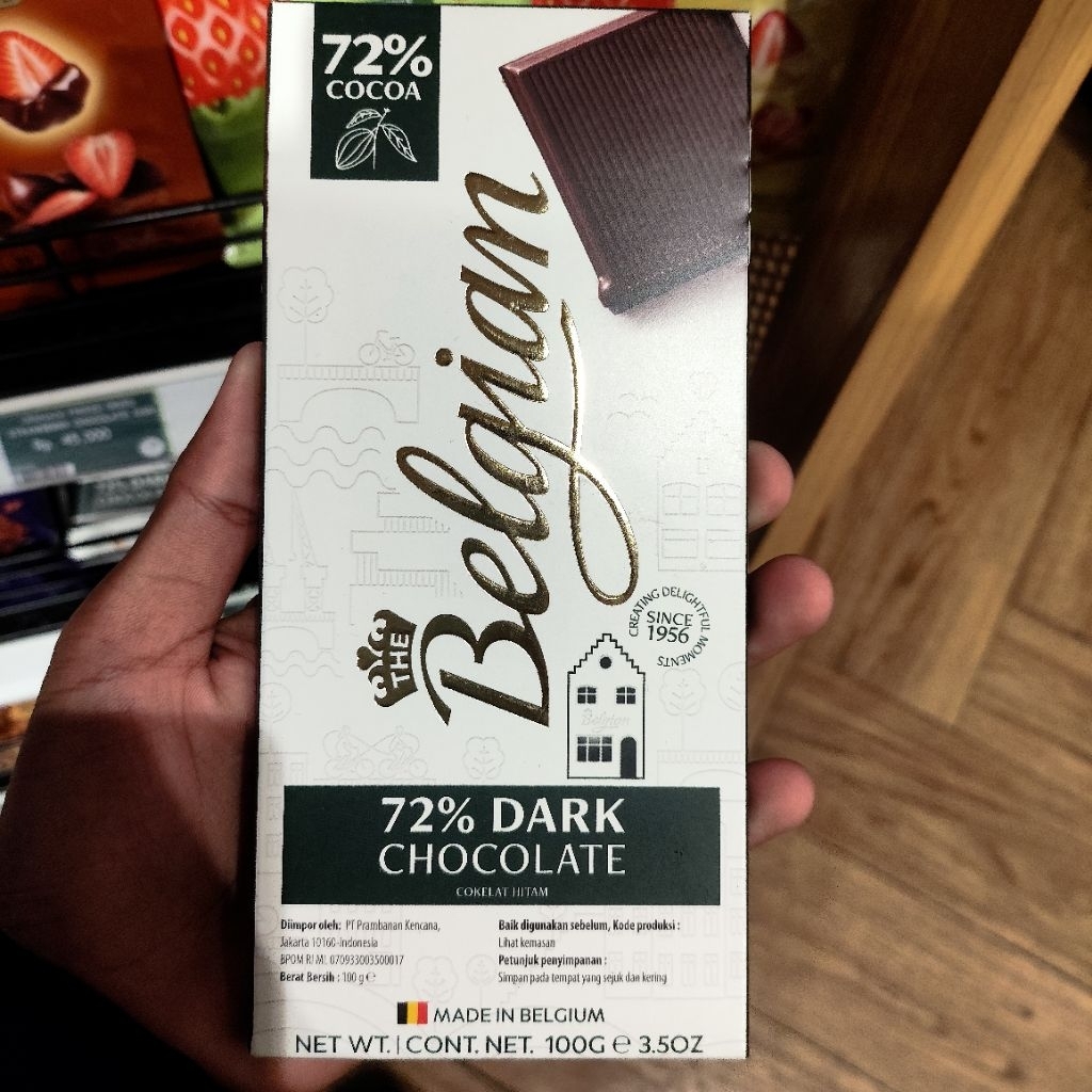 The Belgian dark chocolate | cokelat hitam premium import belgia