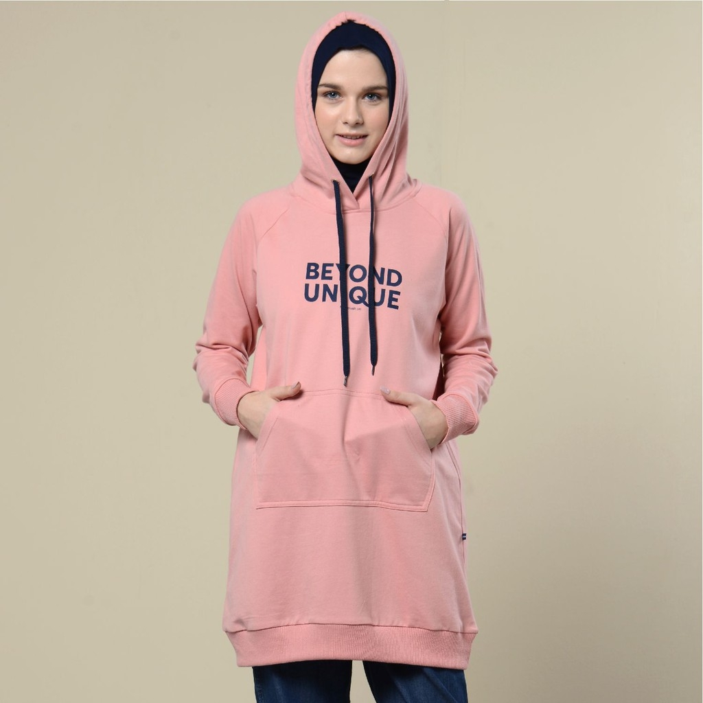 C2 Flamoush Shaivi Katun Pink Sweater Wanita Size L