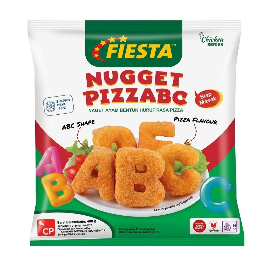 Fiesta Nugget Pizza ABC 400gr