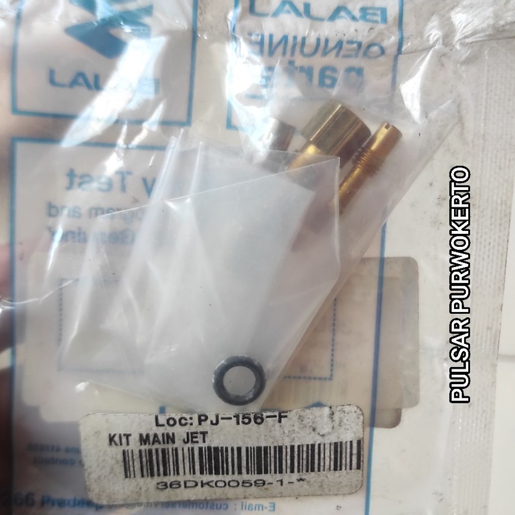 KIT MAIN JET KARBURATOR BAJAJ PULSAR 220 ORIGINAL