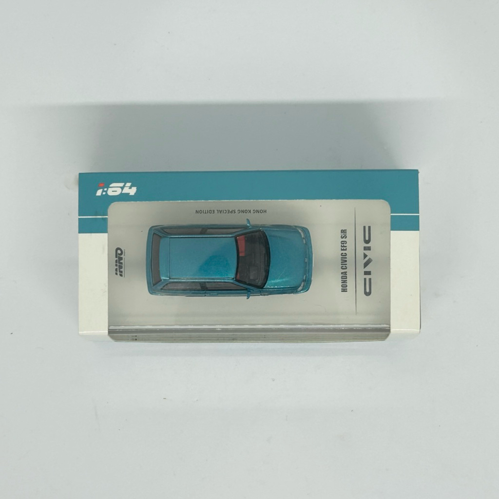 Inno64 Honda Civic EF9 SiR Blue Hong Kong Special Edition