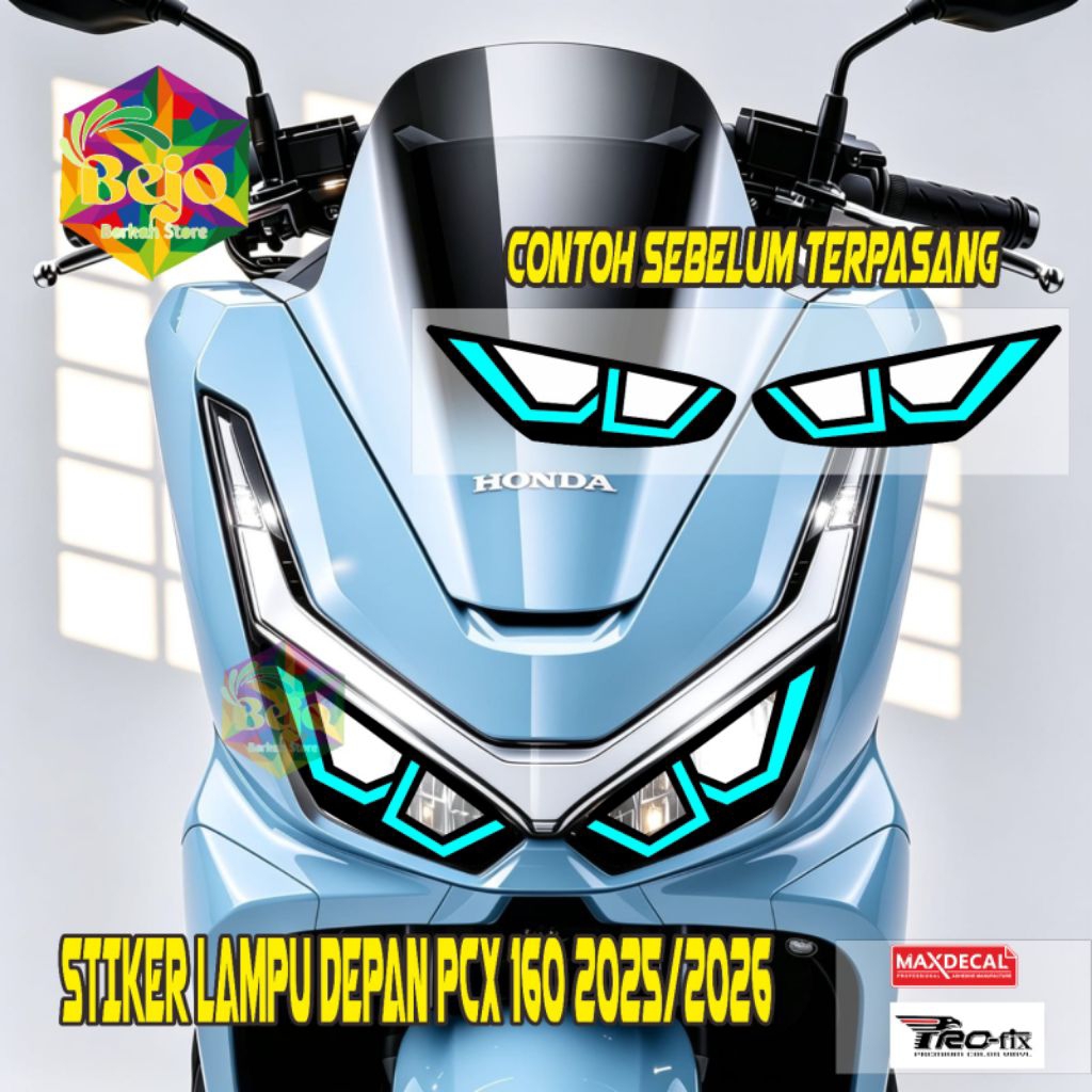 STIKER LAMPU ALIS HONDA PCX 160 2025