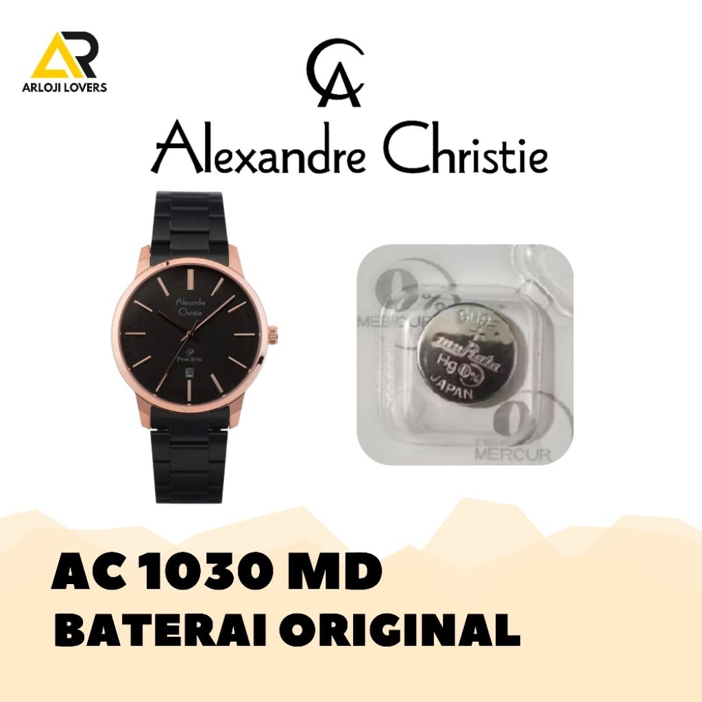 Baterai Jam Alexandre Christie Type AC1030MD Original