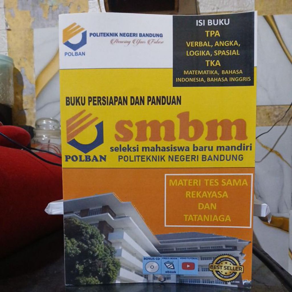 Buku persiapan dan panduan SMBM POLBAN Materi tes sama rekayasa dan tataniaga