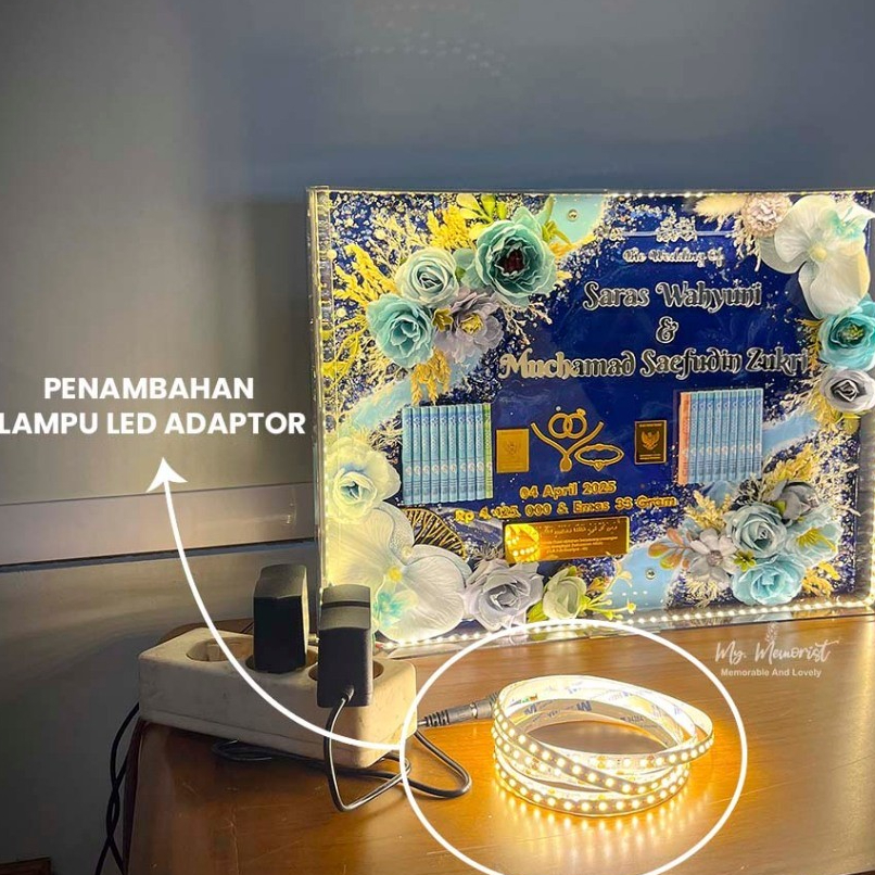 Link Khusus Tambahan Lampu Mahar (Tambahan Lampu Mahar) & Jam Mahar Rustic