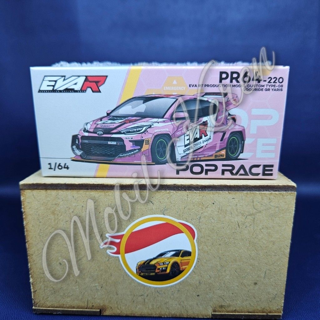 Diecast Pop Race PR64-220 EVA R Evangelion 30th Anniversary EVA RT Production Model Custom Type-08 G