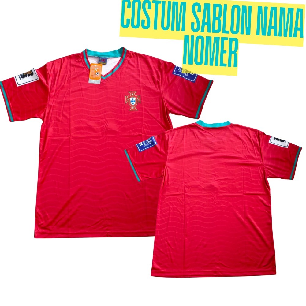 jersey baju bola portugal dewasa/jersey portugal dewasa