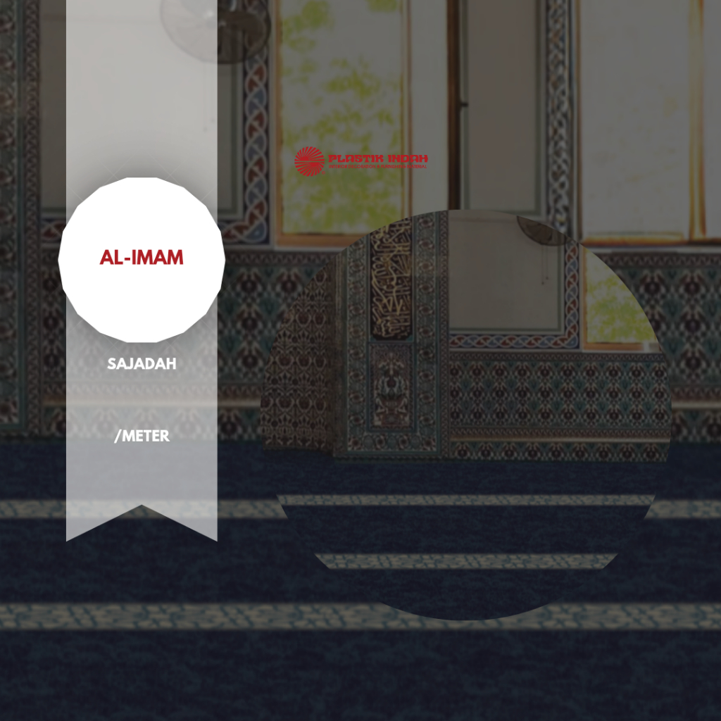 Sajadah Al-Imam | Sajadah Roll | Karpet Sajadah Roll | Gratis Obras Pinggiran | Lebar 1.20 M