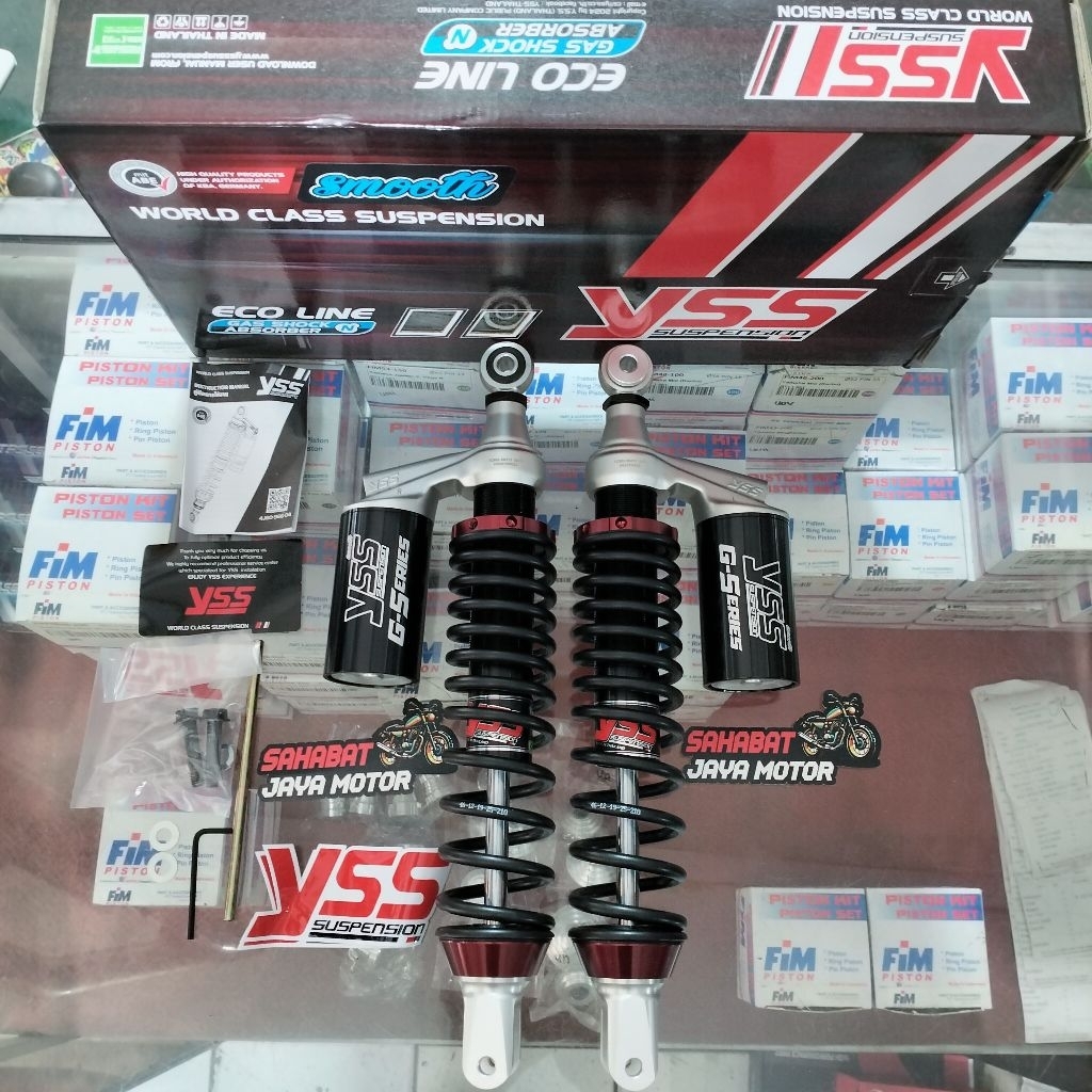 Shock Tabung YSS G SERIES NEW G PLUS SMOOTH PCX 160 365MM Original Thailand YSS