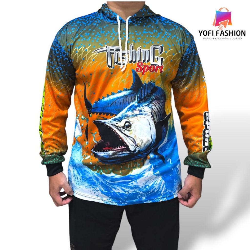JERSEY MANCING/BAJU MANCING MOTIF LELE LENGAN PANJANG