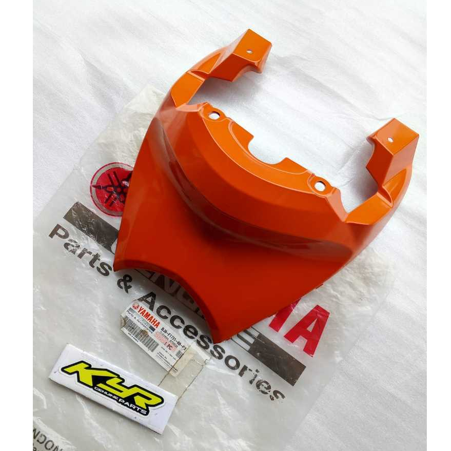 COVER TAIL PET BODY SAMBUNGAN BELAKANG FINO FI 125 WARNA ORANGE ASLI ORIGINAL YAMAHA BJ8-F1731-00-P3