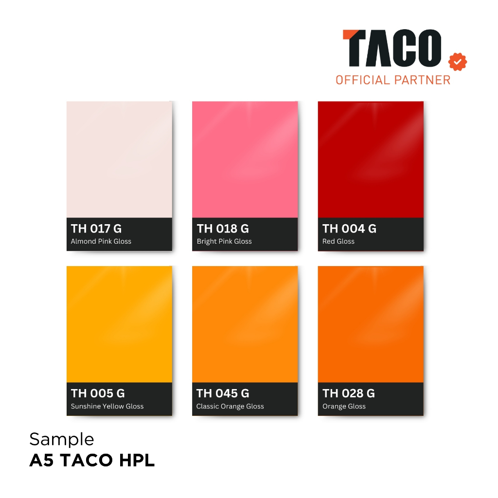 TACO Laminate HPL Solid Pattern Wood