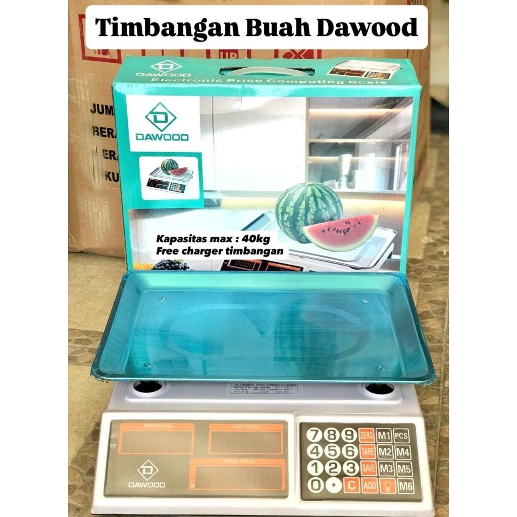 TIMBANGAN BUAH DAWOOD 40KG, TIMBANGAN BUAH AKURAT
